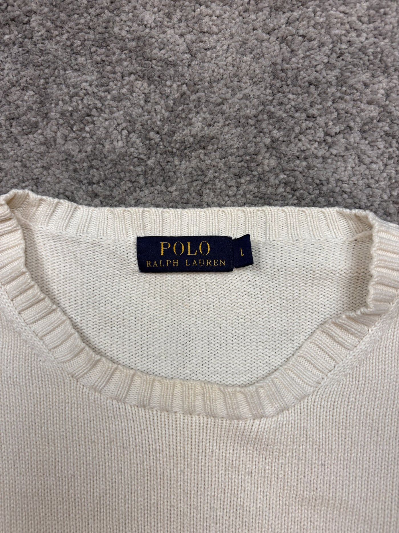 Maglione Ralph Lauren Bianco L