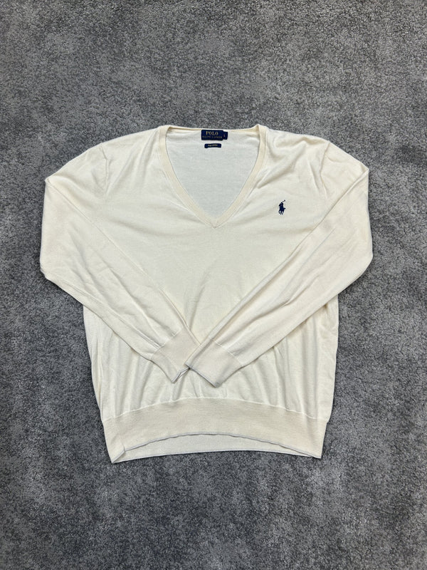 Maglione Polo Ralph Lauren Bianco L