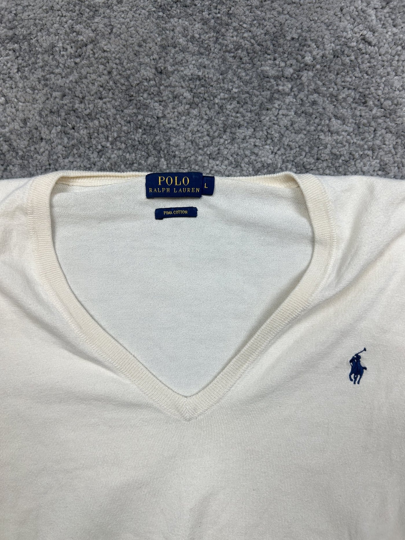 Maglione Polo Ralph Lauren Bianco L