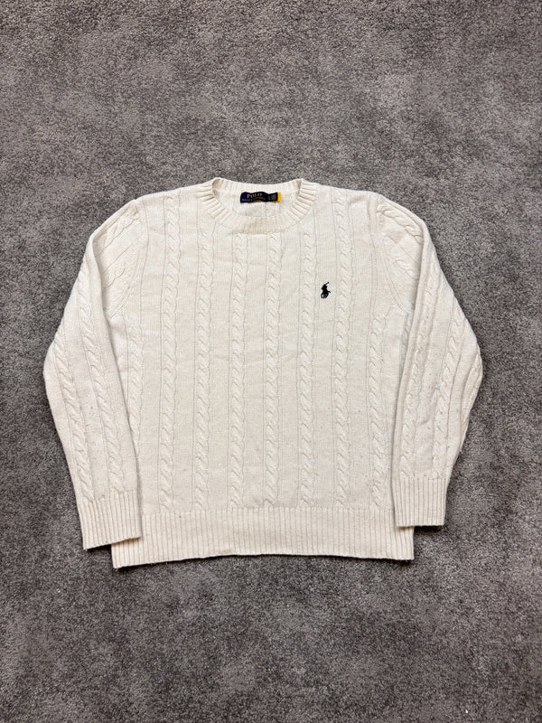 Maglione Polo Ralph Lauren Bianco XL