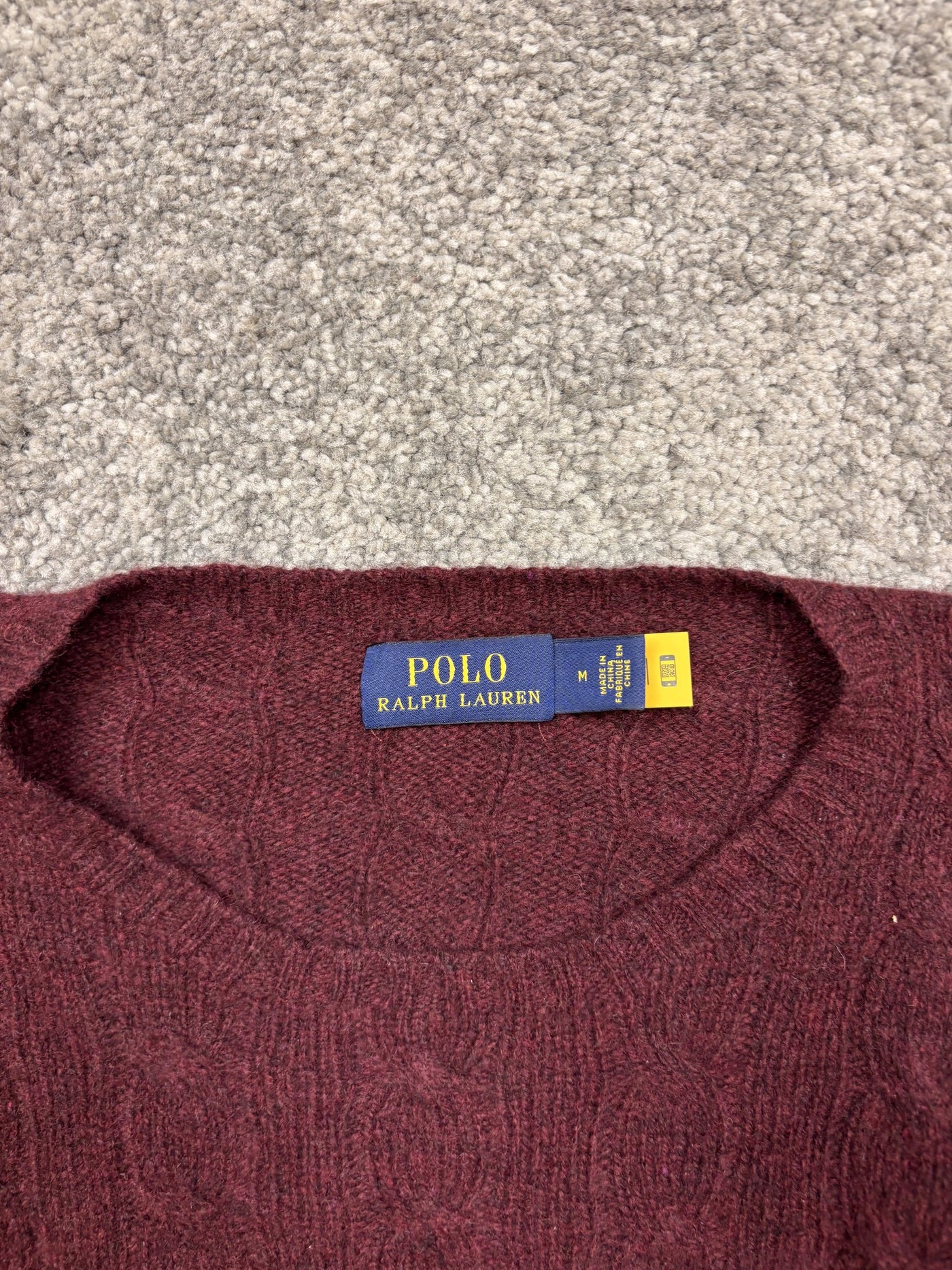 Maglione Ralph Lauren Borgogna M