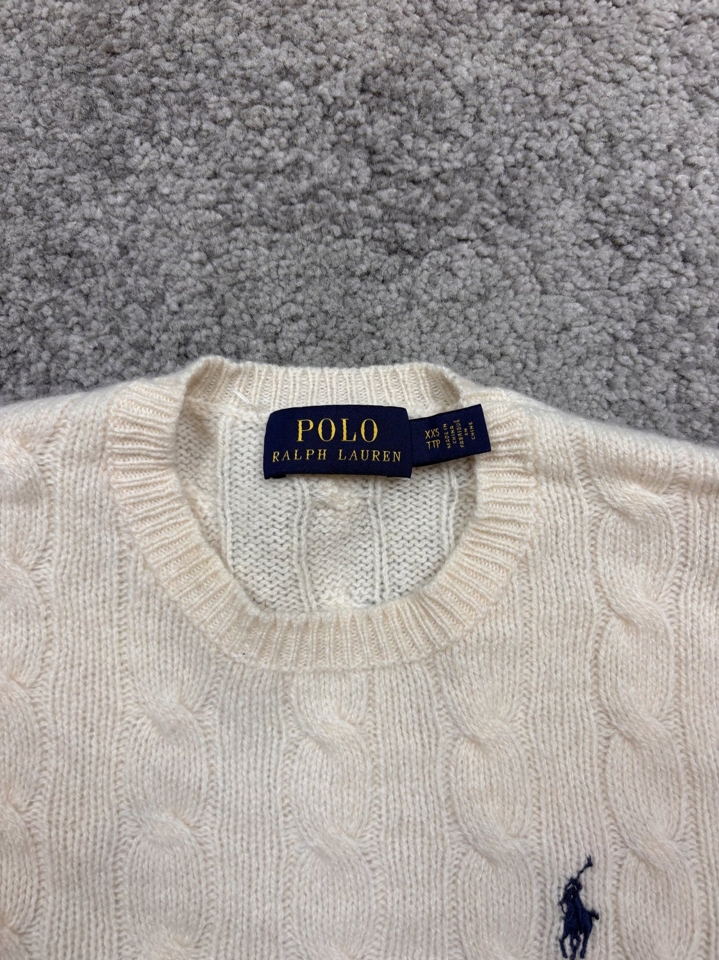 Maglione Ralph Lauren Crema XXS