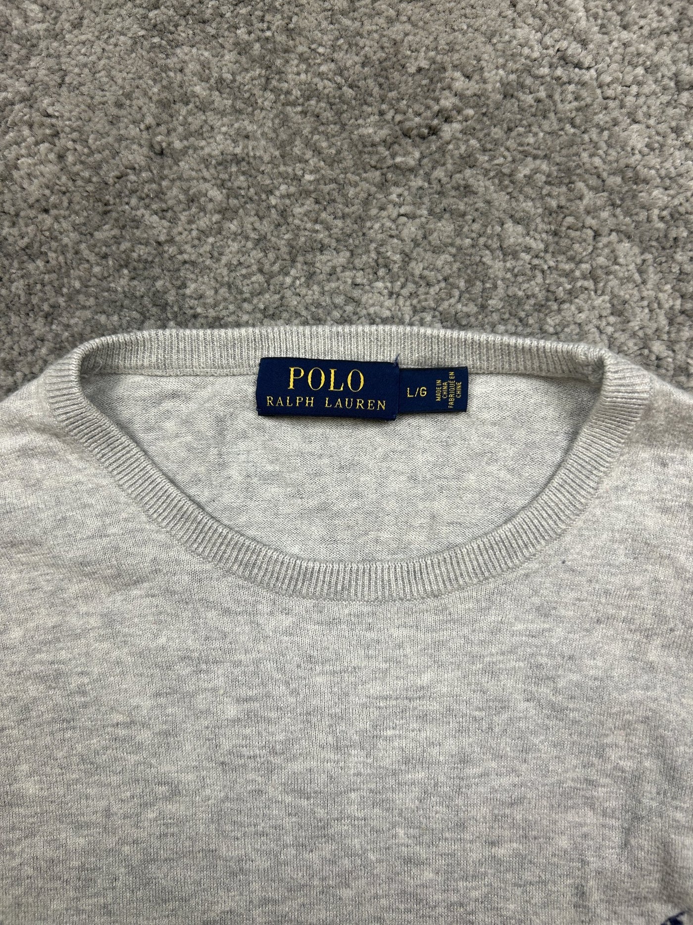 Maglione Polo Ralph Lauren Grigio L