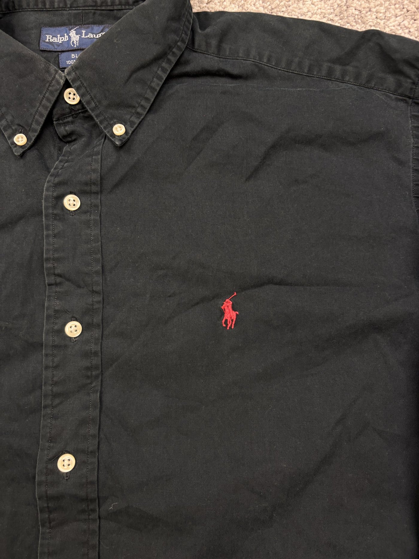 Camicia Ralph Lauren Nero L