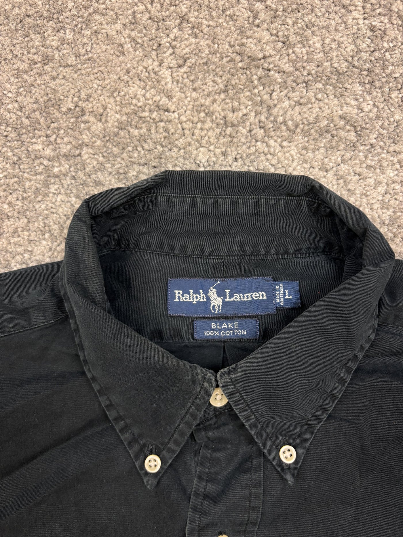 Camicia Ralph Lauren Nero L