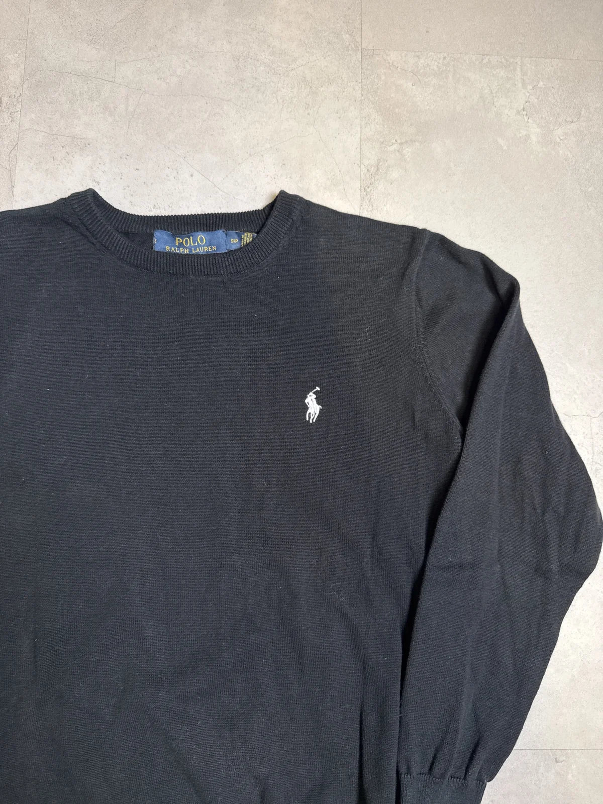 Ralph Lauren Felpa Manica Lunga Nera con Logo – photo 2
