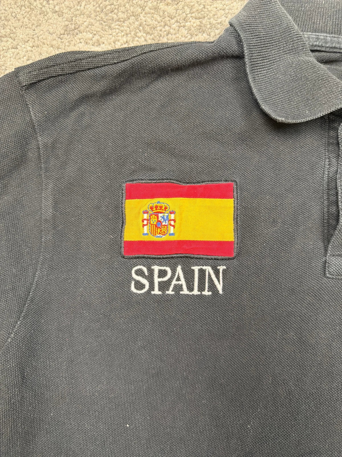 Ralph Lauren Polo Shirt Manica Lunga con Logo e Stemma Spagna – photo 5