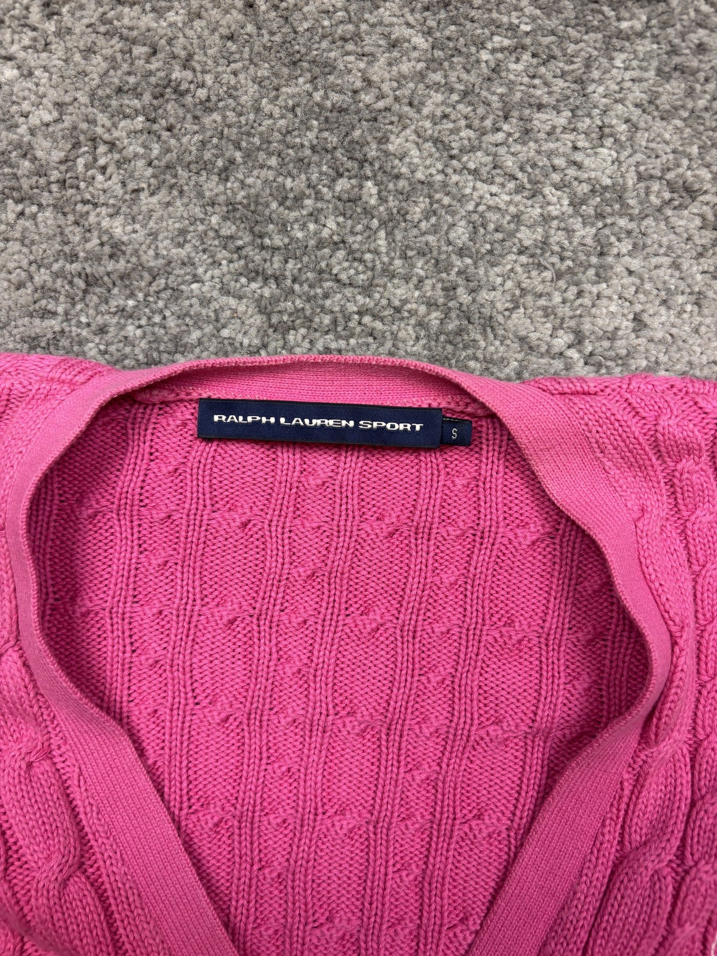 Cardigan Ralph Lauren Sport Rosa S