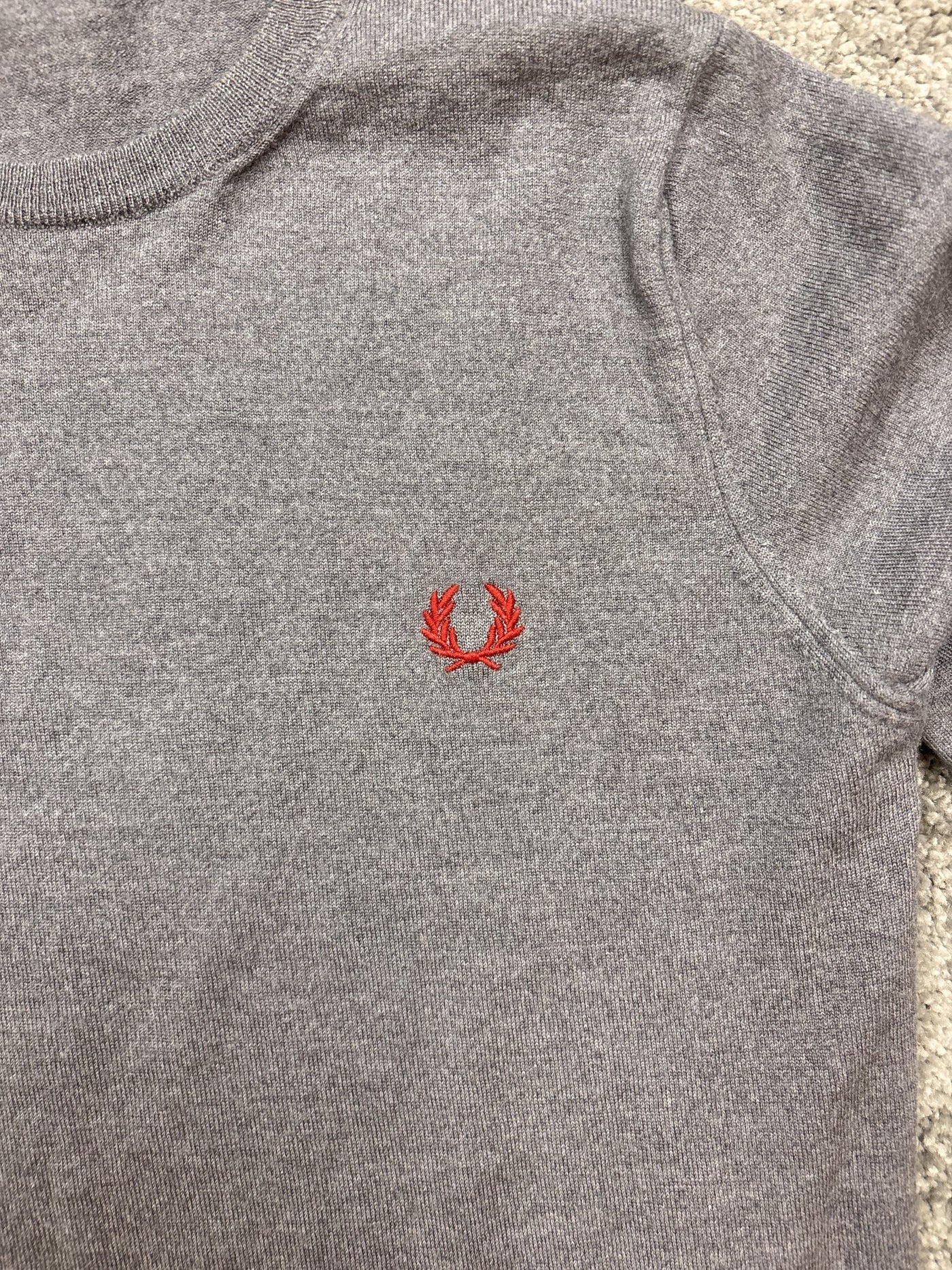 Maglione Fred Perry Grigio S