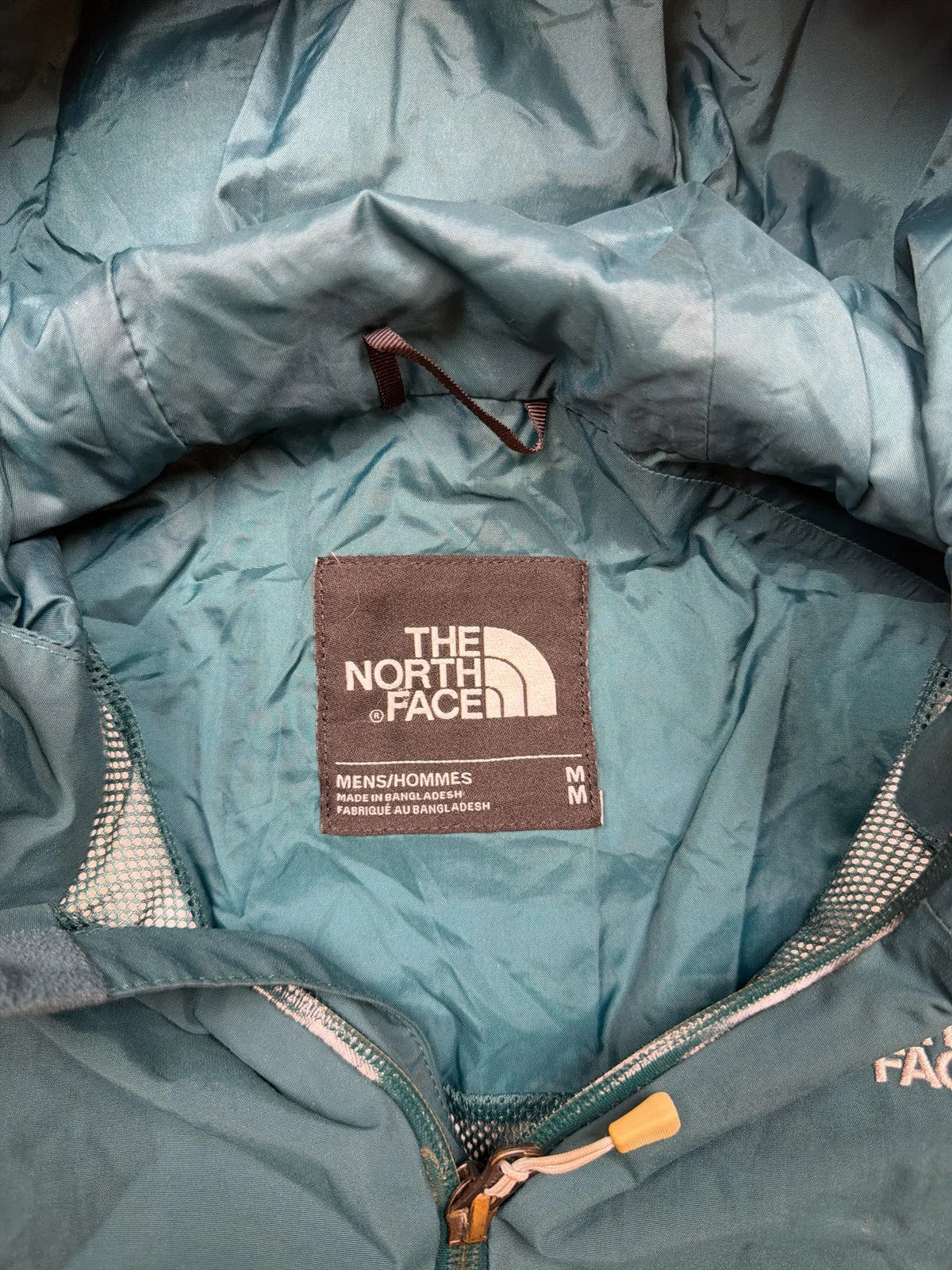 The North Face Felpa con Cappuccio Turchese, Giacca a Vento, Come Nuovo – photo 5