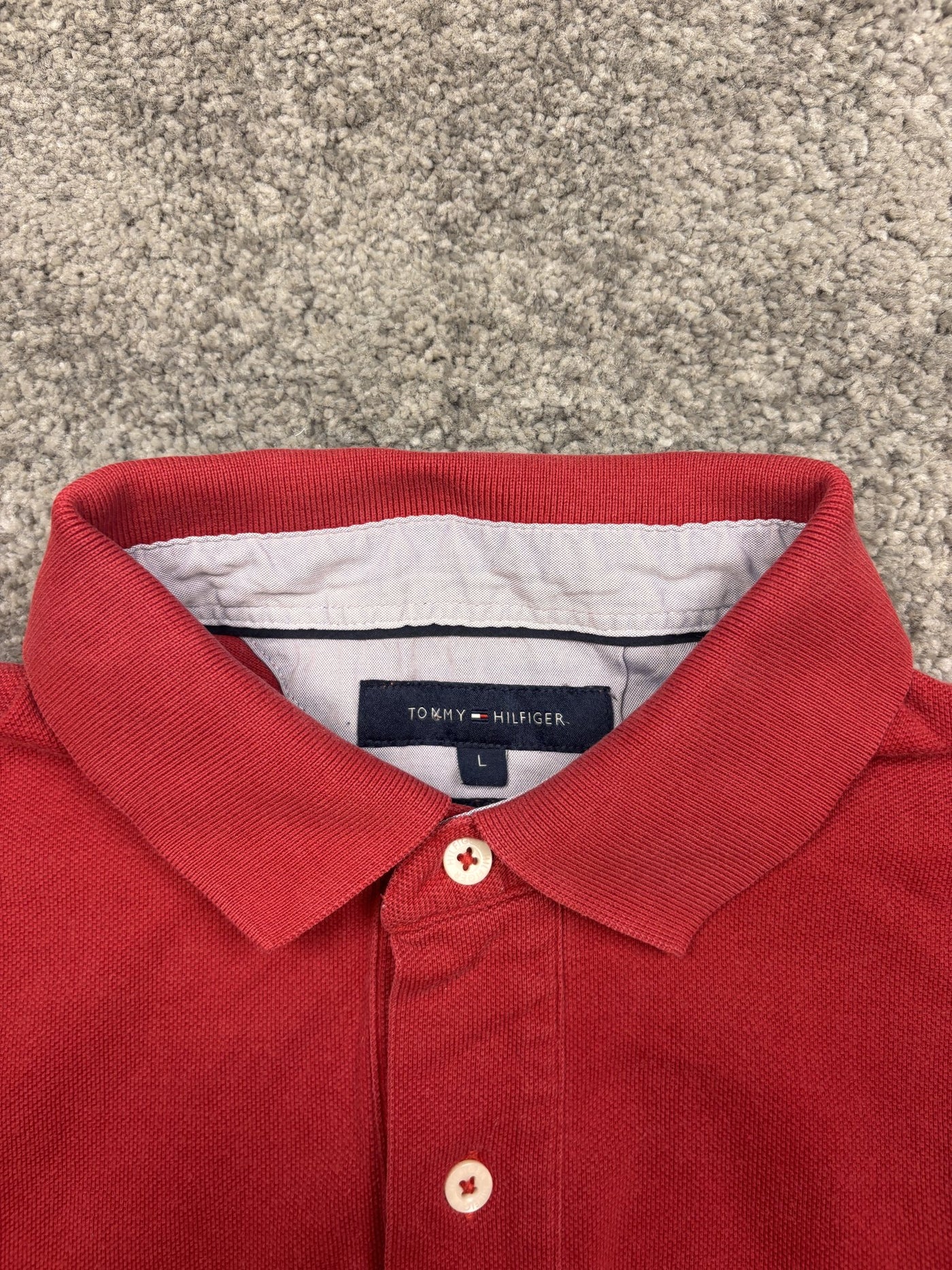 Polo Tommy Hilfiger Rosso L