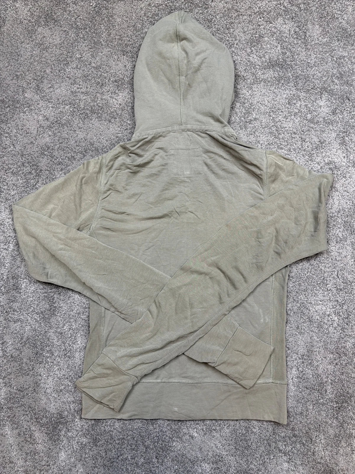 Woolrich Felpa con Cappuccio Zip Grigia in Tessuto Stretch – photo 2